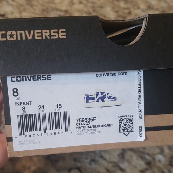 Baby Toddler Converse All Stars Lace Up Sneaker - Picture 8 of 8